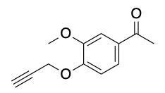 1-(3-methoxy-4-(prop-2-yn-1-yloxy)phenyl)ethan-1-one
